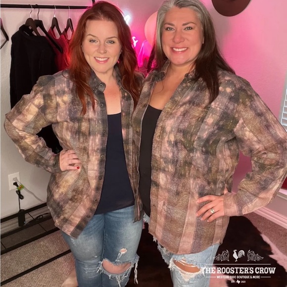 Hunter Flannel Half Galaxy/Half Dipped - Picture 2 of 6